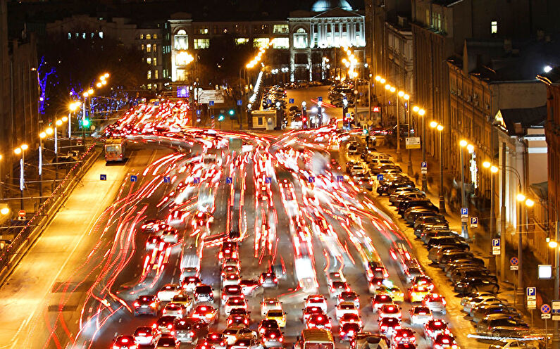 Города с самыми большими пробками